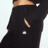 Northstar-bukser med High-Waist og rette ben i kashmir – svart