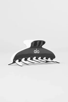 Outline Claw Clip – svart/hvit