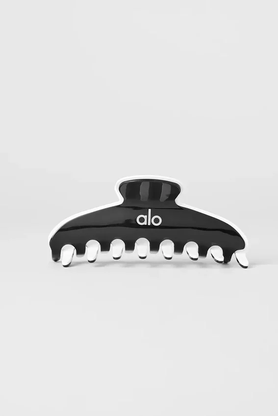 Outline Claw Clip – svart/hvit