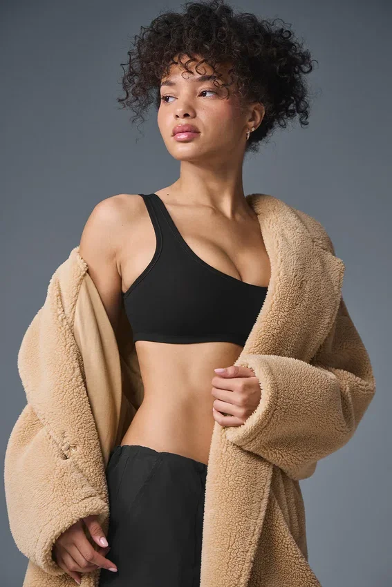 Oversized Sherpa Trench – Camel