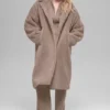 Oversized Sherpa-trench – Chai Latte