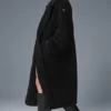Oversized Sherpa-trench – svart