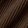 Åpenstrikkede shorts – Espresso