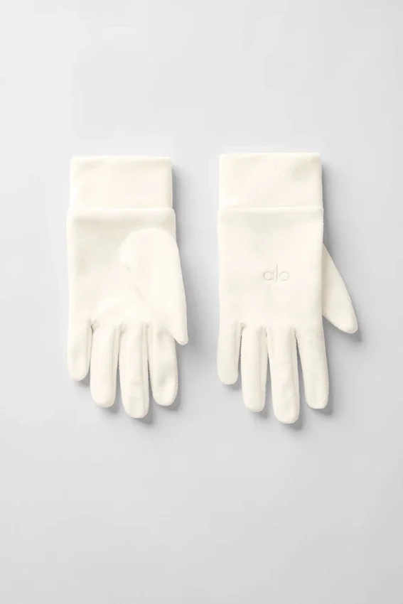 Performance Fleece-Hansker – Elfenben/Elfenben