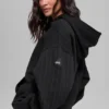 Pinstripe-hettegenser – svart pinstripe