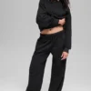 Pinstripe-hettegenser – svart pinstripe