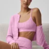 Pointelle-strikkegenser Be Mine-BH – Candy Heart Pink