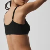 Pointelle Strikkegenser Be Mine-BH – svart