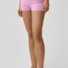 Pointelle-strikkegenser Be Mine Hot Short – Candy Heart Pink