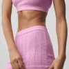 Pointelle-strikkegenser Be Mine Hot Short – Candy Heart Pink