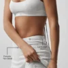 Pointelle-strikkegenser Be Mine Hot Short – Semi Sheer White