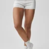 Pointelle-strikkegenser Be Mine Hot Short – Semi Sheer White