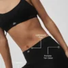 Pointelle-strikkegenser Be Mine Hot Short – svart