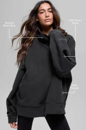 Polar Fleece Hazy Gensere – Svart