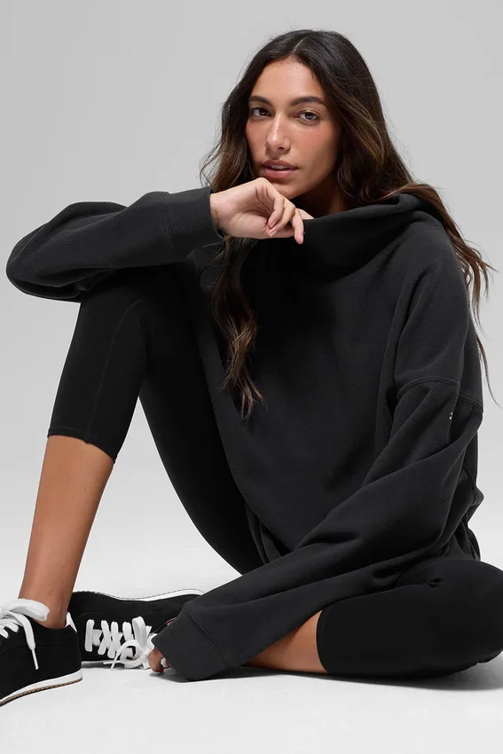 Polar Fleece Hazy Gensere – Svart