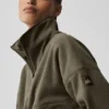 Polar Fleece Retreat Cover up – Olive Tree