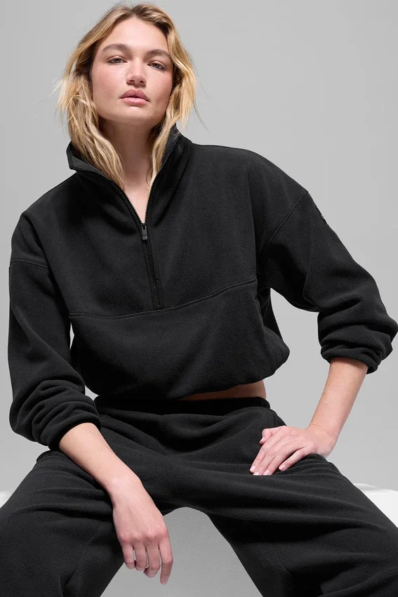 Polar Fleece Retreat Cover-up – Svart