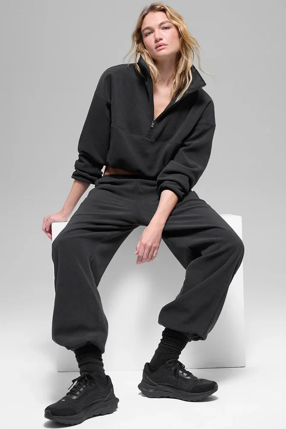Polar Fleece Retreat Cover-up – Svart