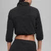 Polar Fleece Retreat kort jakke – svart