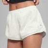 Polar Fleece Retreat Shorts – hvit melert grå