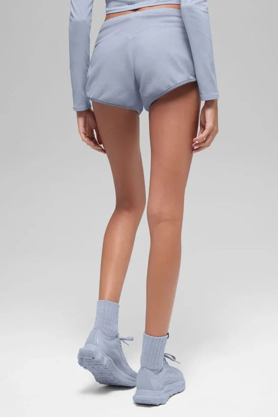 Polar Fleece Retreat Shorts – Winter Frost