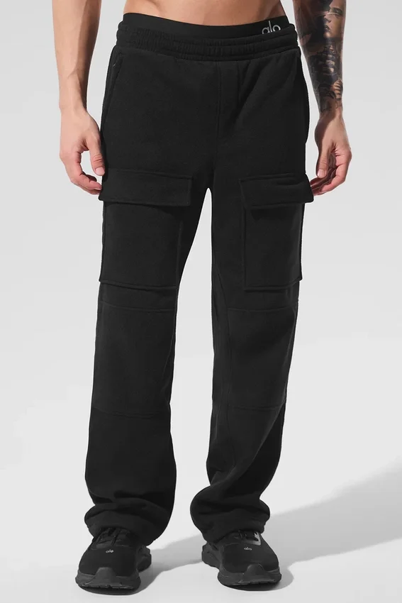 Polar Fleece Ridge-bukser – svart
