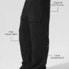 Polar Fleece Ridge-bukser – svart