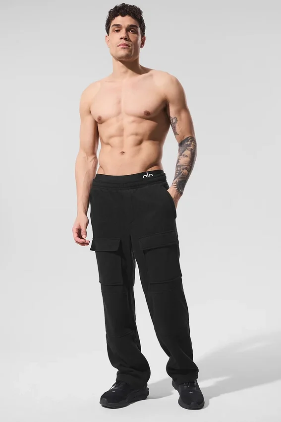 Polar Fleece Ridge-bukser – svart