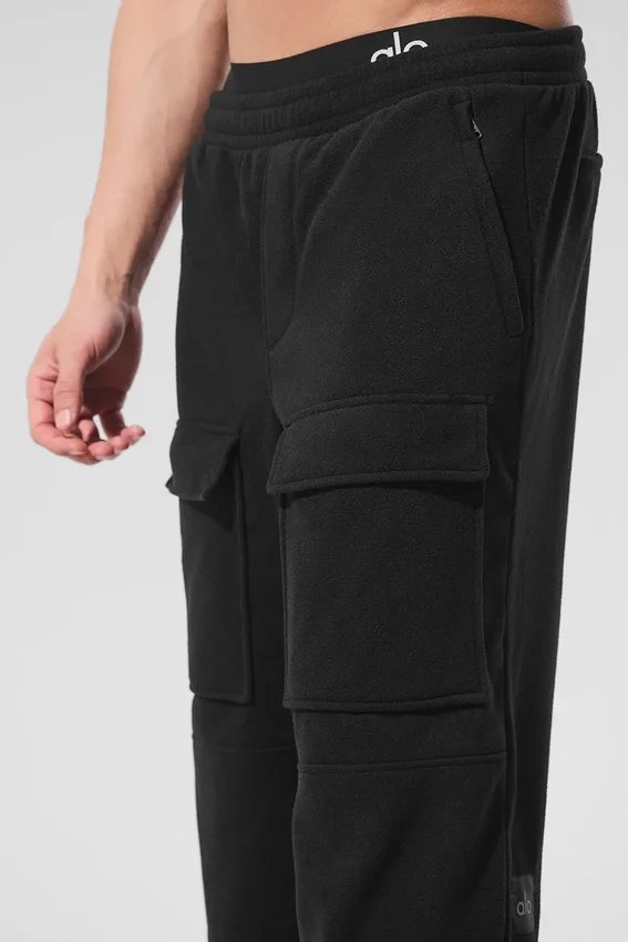 Polar Fleece Ridge-bukser – svart