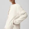 Polar Fleece Take Note-jakke – elfenben