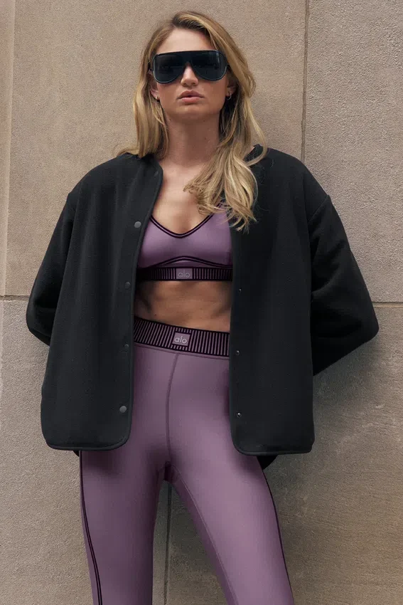 Polar Fleece Take Note-jakke – svart