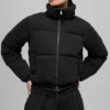 Puffer-genser – svart
