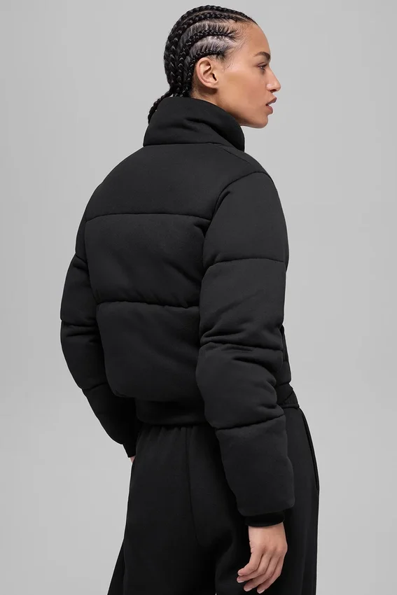 Puffer-genser – svart