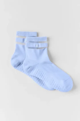 Pulse Grip-sokker for kvinner – Light Provence Blue