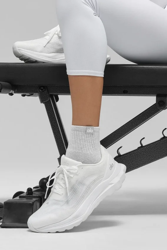 Quarter Crew Sokker – Athletic Heather Grey