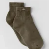 Quarter Crew Sokker – Olive Tree