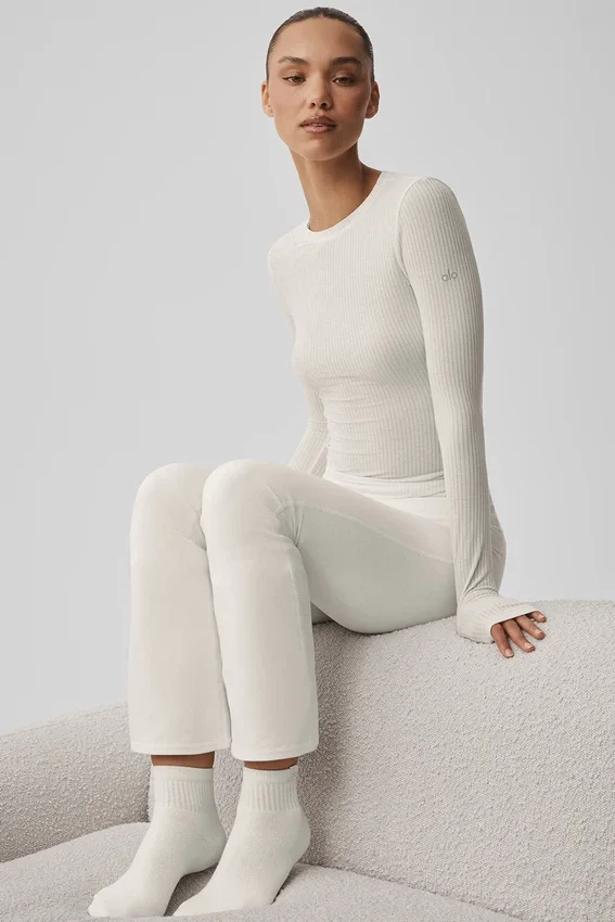 Quarter Crew Street Sokker – Ivory
