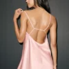 Radiance-kjole i silke-blanding – solfylt rosa