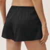 Radiance-shorts i silke-blanding – svart