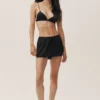Radiance-shorts i silke-blanding – svart
