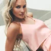 Radiance-singleter i silke-blanding – solkysset rosa