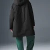 Rain or Shine Puffer lang frakk – svart