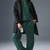 Rain or Shine Puffer lang frakk – svart