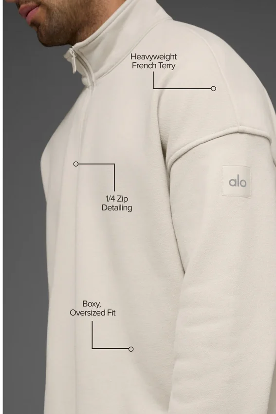 Renown Heavy Weight 1/4 Zip – benhvit