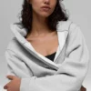 Renown Heavy Weight Full Zip Hettegenser – Athletic Heather Grey