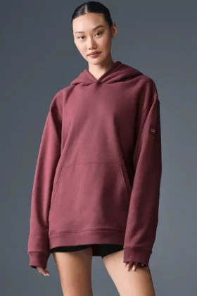 Renown Heavy Weight Hettegenser – Burgundy Truffle