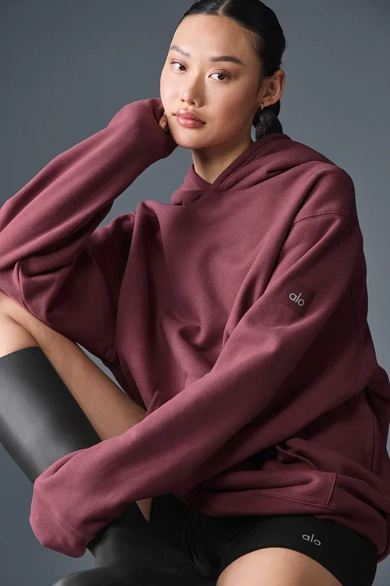 Renown Heavy Weight Hettegenser – Burgundy Truffle
