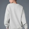 Renown tykk genser med rund hals – Athletic Heather Grey