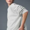 Renown tykk genser med rund hals – Athletic Heather Grey