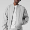 Renown Varsity-jakke – Athletic Heather Grey